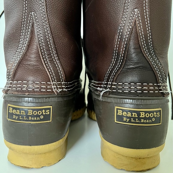 L.L. Bean Shoes Mens Bean Boot Us M2 Wide Shearling Lined Insulated